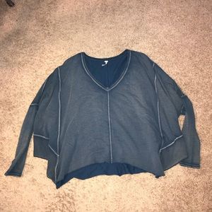 Oversized Free People Cotton Top